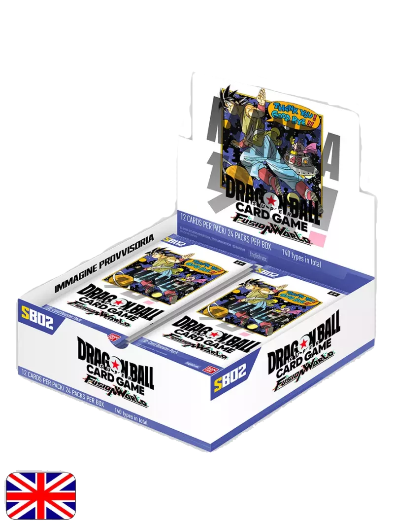 Dragon Ball Fusion World SB-02 TCG Box di Buste Sigillato Nuovo ENG - OnyTCG