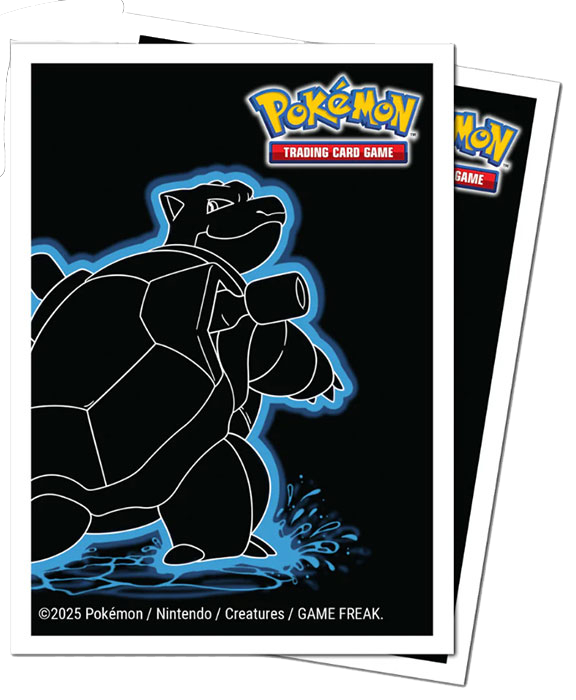 ULTRA PRO Neon Kanto Bustine Protettive APEX Blastoise 105pz Carte Pokémon - OnyTCG