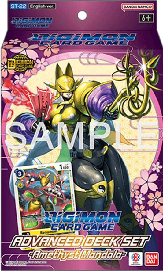 Digimon Card Game ST-22 Advanced Deck Amethyst Mandala ENG