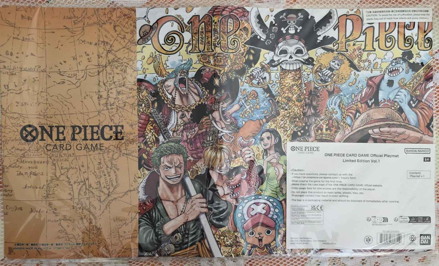 Tappetino da gioco One Piece Limited Edition Vol.1 Ufficiale - OnyTCG
