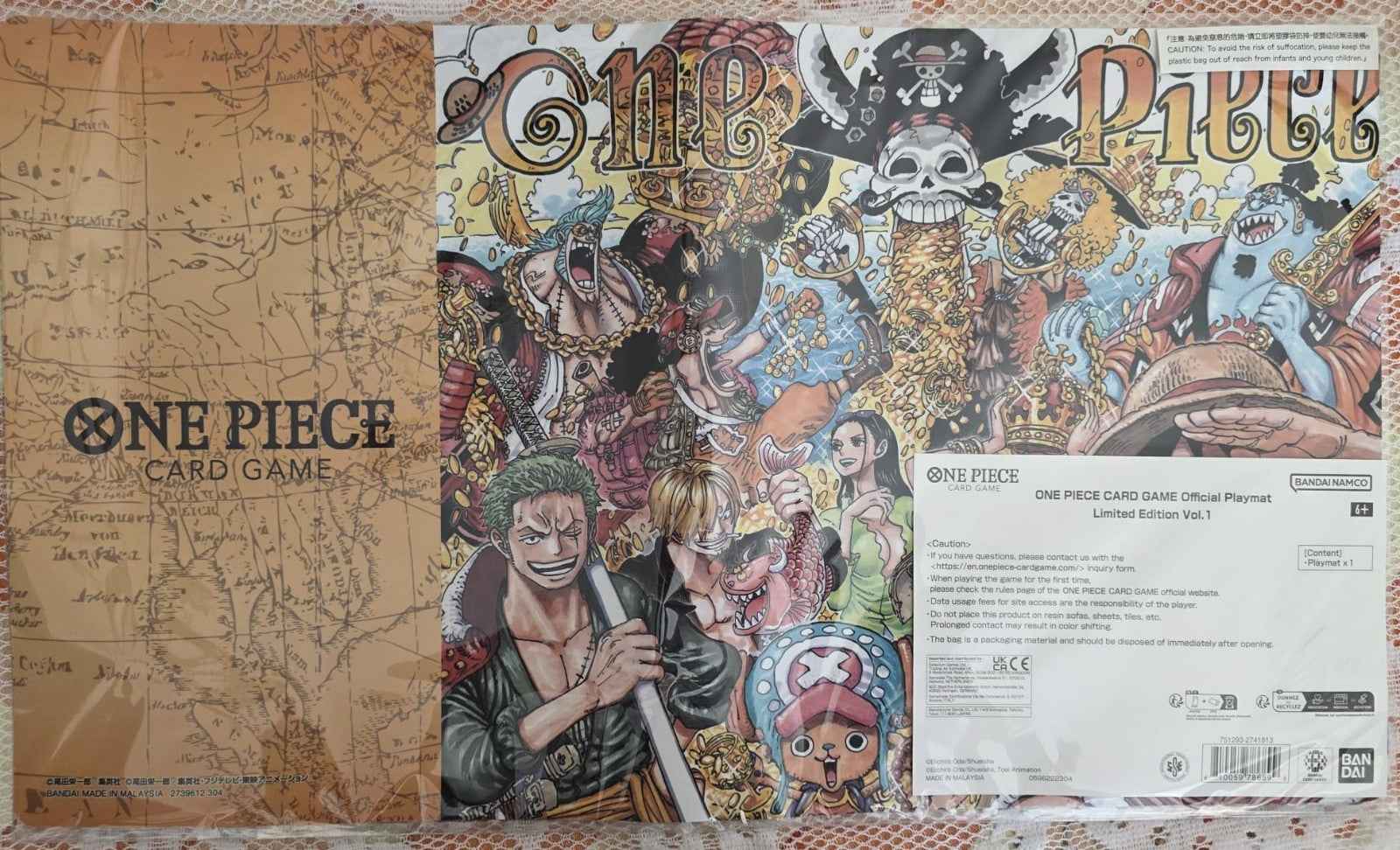 Tappetino da gioco One Piece Limited Edition Vol.1 Ufficiale - OnyTCG