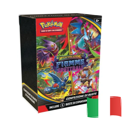 Pokémon Megaevoluzione Fiamme Spettrali Pack 6 Buste  ITA - OnyTCG
