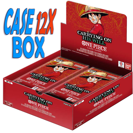 One Piece TCG OP-13 Custodia Carrying on His Will Confezione da 12 Box ENG