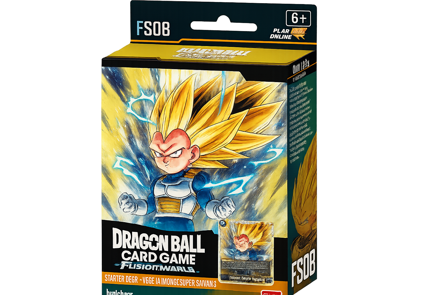 Fusion World Starter Deck FS08 – Vegeta – Dragon Ball Super TCG – EN