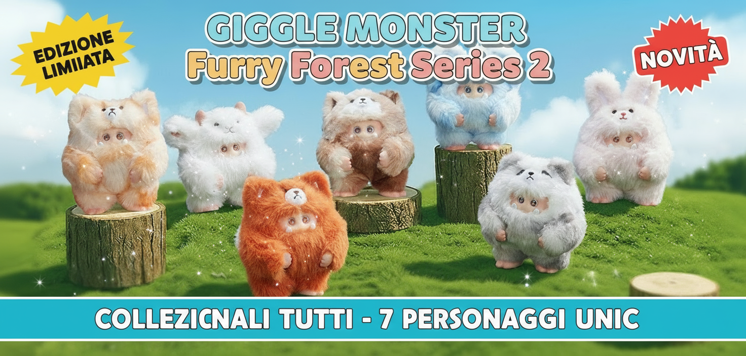 GIGGLE MONSTER Furry Forest Series 2 - Versione Italiana
