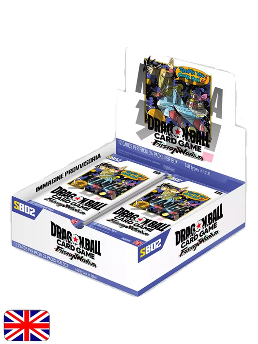 Dragon Ball Fusion World SB-02 TCG Box di Buste Sigillato Nuovo ENG - OnyTCG