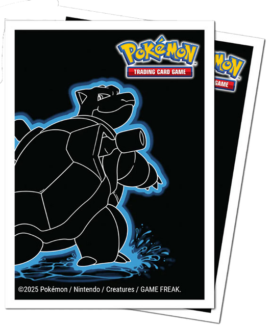 ULTRA PRO Neon Kanto Bustine Protettive APEX Blastoise 105pz Carte Pokémon - OnyTCG