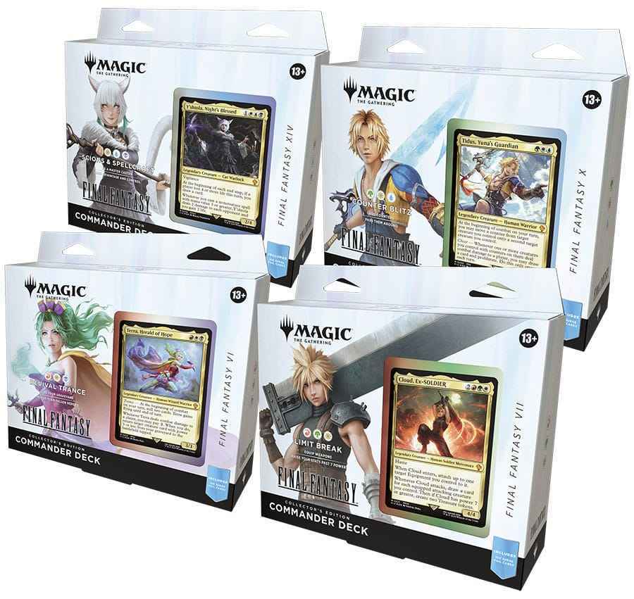 Magic the Gathering Commander Decks Collector's Final Fantasy Edition Display (4) - Eng