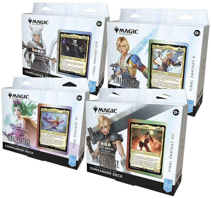 Magic the Gathering Commander Decks Collector's Final Fantasy Edition Display (4) - Eng