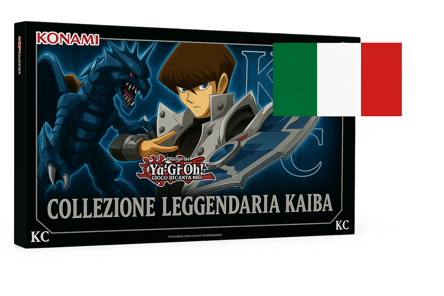 Yu-Gi-Oh Collezione Leggendaria Kaiba con bandiera italiana più grande